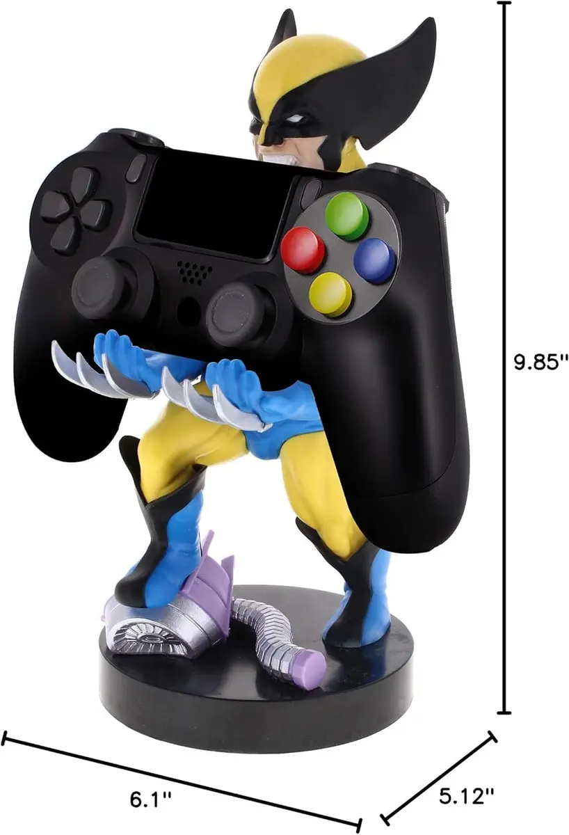 Exquisite Gaming Marvel Wolverine Cable Guys Controller Holder, PS5 Stand Figure, Device Organizer | Official Marvel Collectible (110c) - view 8