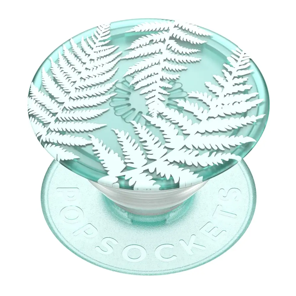 PopSockets Adhesive Phone Grip, Holder- Translucent Fern | Eco-Friendly, Secure & Swappable - main product image