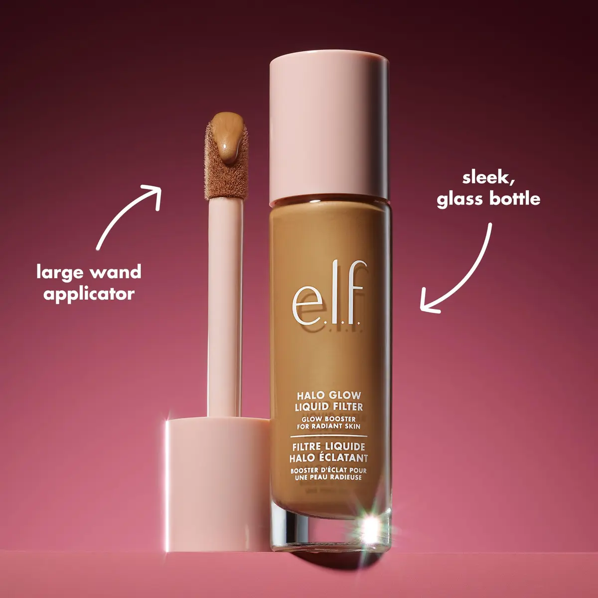 e.l.f. Halo Glow Liquid Filter 30ml (1.06 Fl Oz) | Hydrating Complexion Boost - view 5