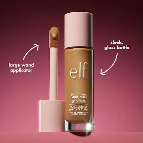 e.l.f. Halo Glow Liquid Filter 30ml (1.06 Fl Oz) | Cruelty-Free Complexion Booster - view 5