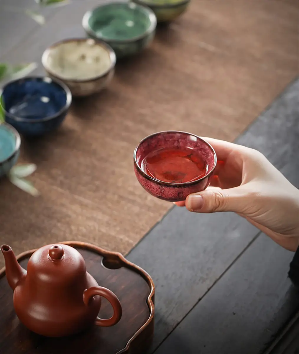 Lxuwbd Ceramic Teacups 5pcs | Modern Style, 3.5oz Each, Durable & Elegant - view 6