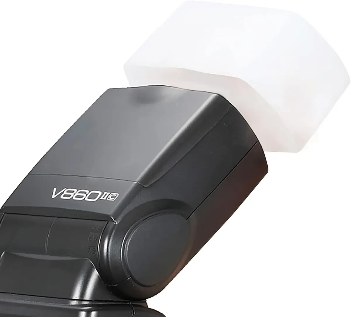 GODOX Flash Diffuser for Speedlight | Compatible with Canon 560 565EX 580EX & Godox V860 TT600 | White - main product image