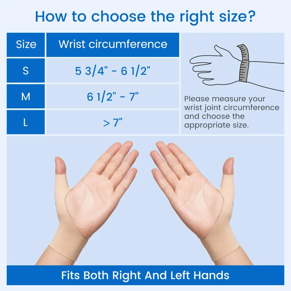 Velpeau Elastic Thumb Wrist Support Brace (Pack of 2) 18g (0.63oz) | Gentle Compression Sleeve for Arthritis, Tendonitis, Sprains, Sports - view 6