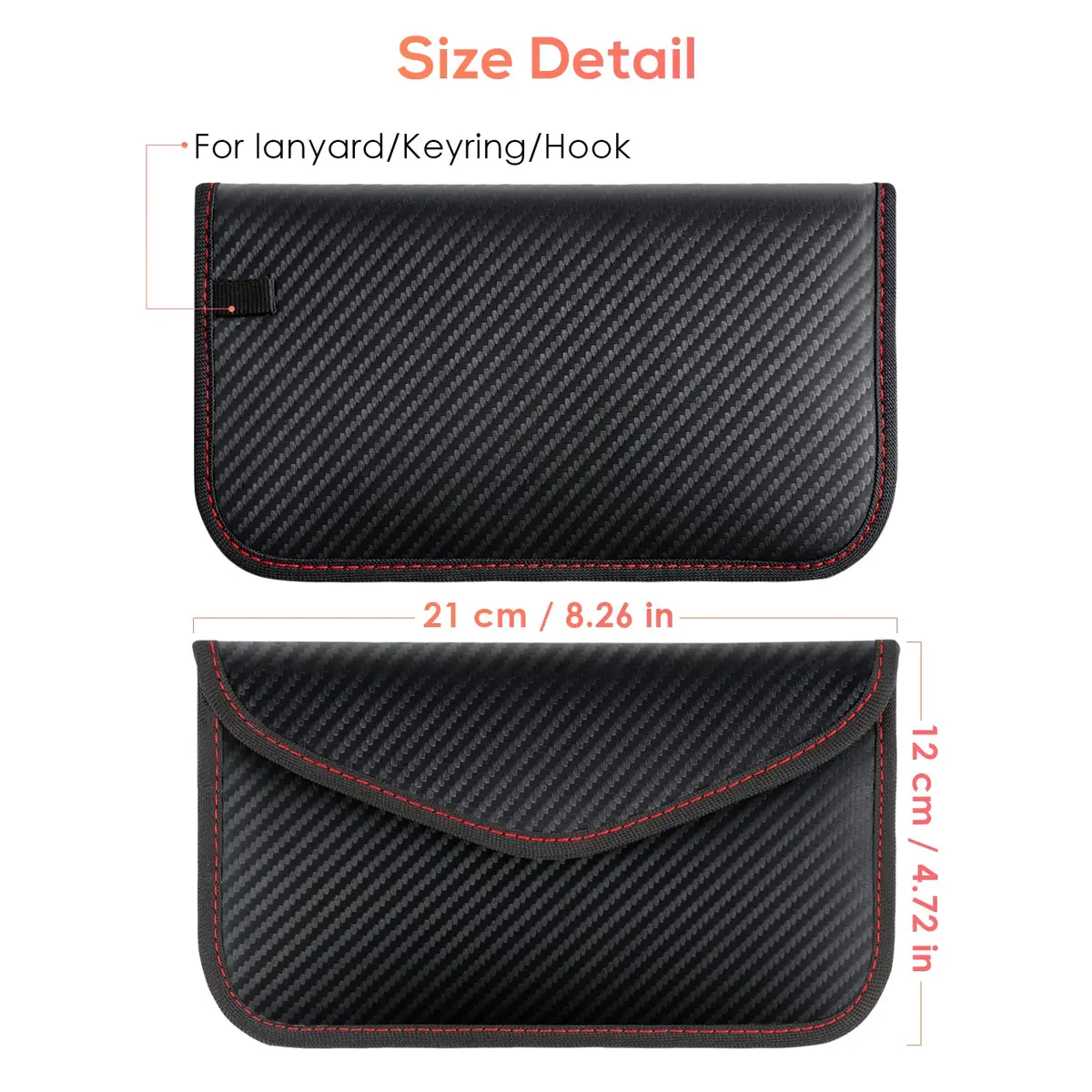 Tuulin Faraday Bags for Smartphones & Car Keys 2 Pack | Block Signals & Prevent Theft - view 5