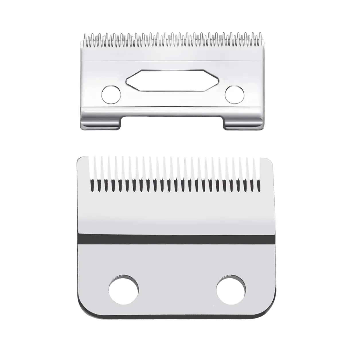 VRMETA Silver Hair Clipper Blades for Wahl 5-Star Senior & Magic Clip | Precision Stainless Steel Replacement (70-120c) - main product image
