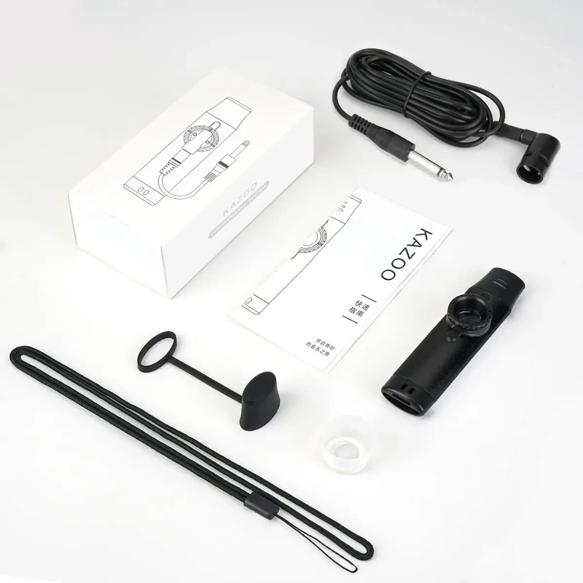 Ueteto Metal Electric Kazoo with Pickup (Tenor, Electric Black) | Professional Grade Instrument - view 4