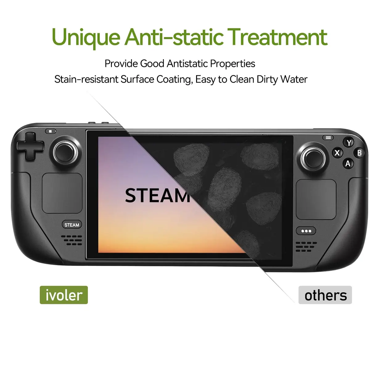 ivoler Ultra HD Clear Screen Protector for Steam Deck OLED/LCD 2-Pack | 99.9% Transparency, Scratch-Resistant, 7.4''/7'' Compatible - view 9