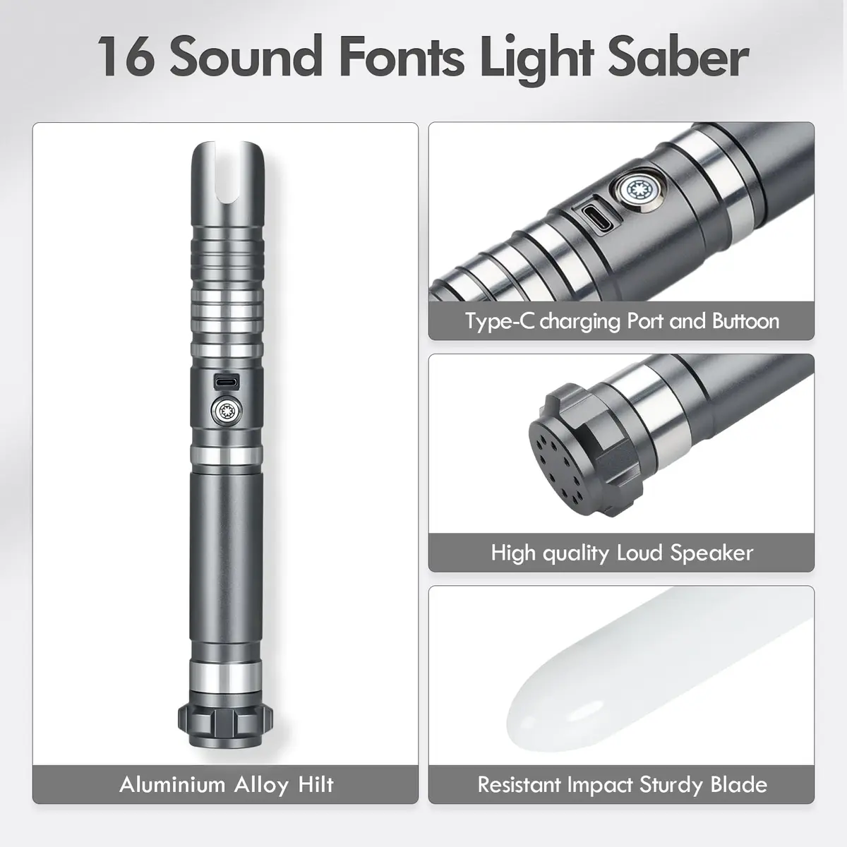 DAMIENSABER RGB3.0 Light Saber for Adults | Motion Control, 16 Sound Fonts, Infinite Color, Heavy Dueling, Rechargeable - view 7