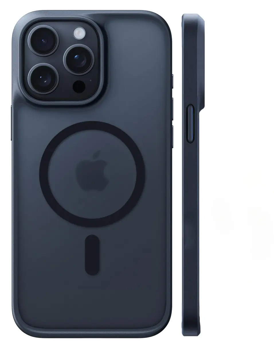 TORRAS Magnetic Shockproof Case for iPhone 14 Pro Max | Translucent Black, 6.7 inch - main product image