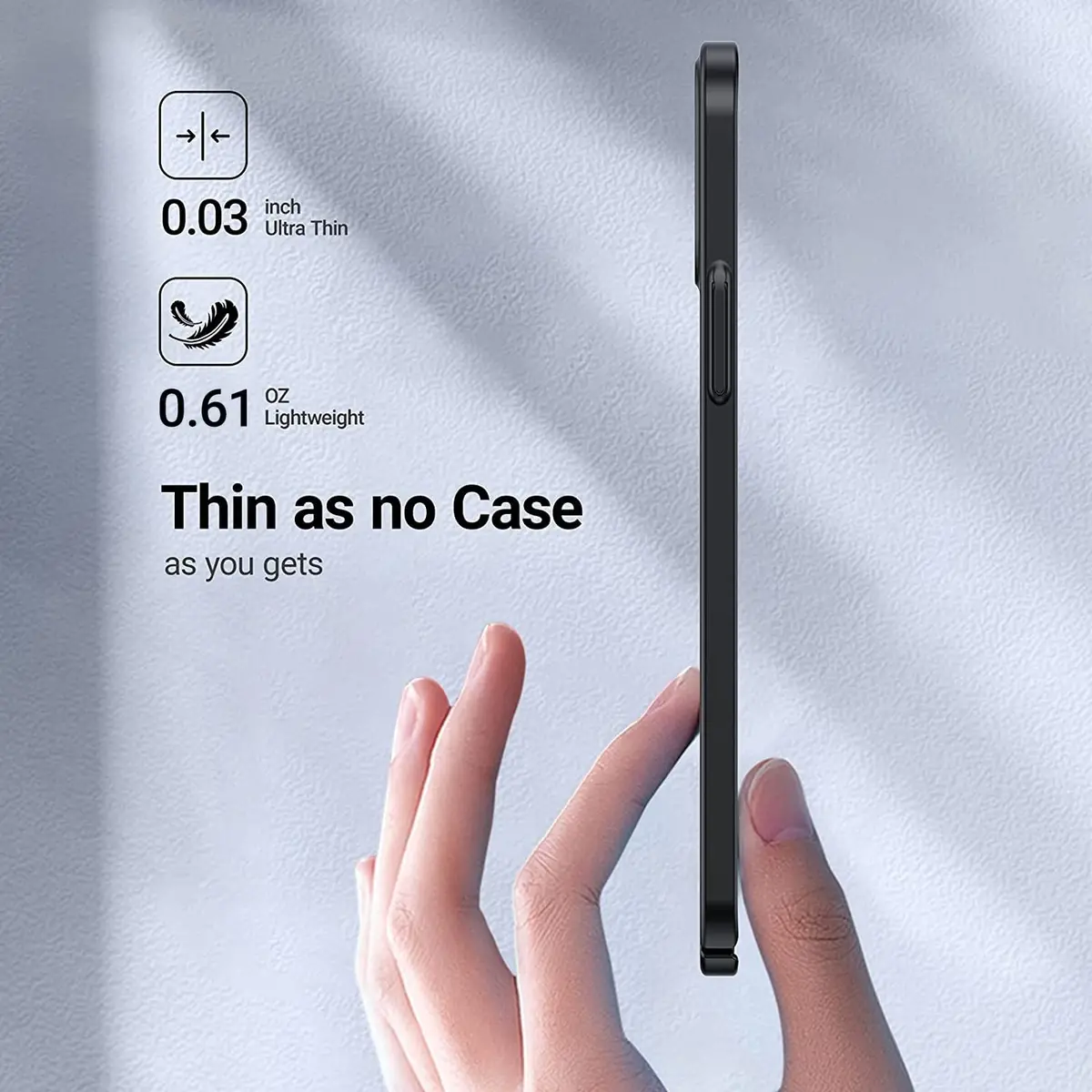 TORRAS Slim Fit for iPhone 14/13 Case | Ultra-Thin Impact-Resistant Cover with Anti-Scratch & No Fingerprint (6.1") - view 2