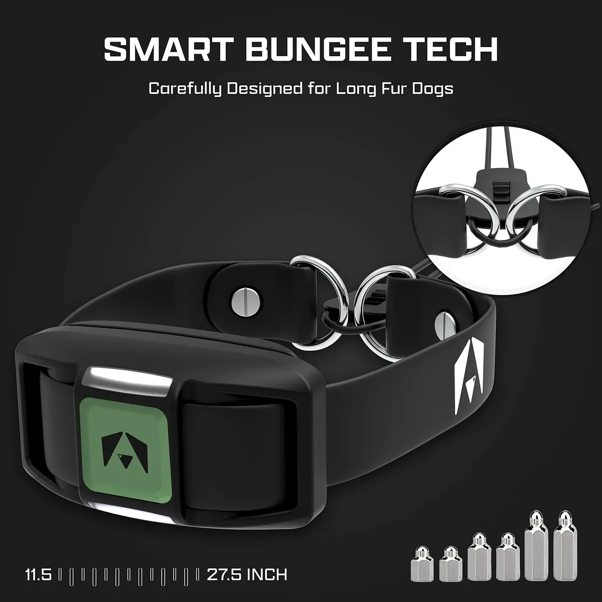 INVIROX Dog Training Collar with Remote, 123 Levels, 1100ft Range, IP67 Waterproof, Green Spark - view 3