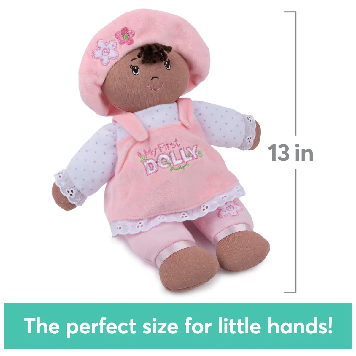 Baby GUND My First Dolly Plush Doll 33cm (13 Inch) | ASTM-Tested, Safe for Ages 0+ - view 3