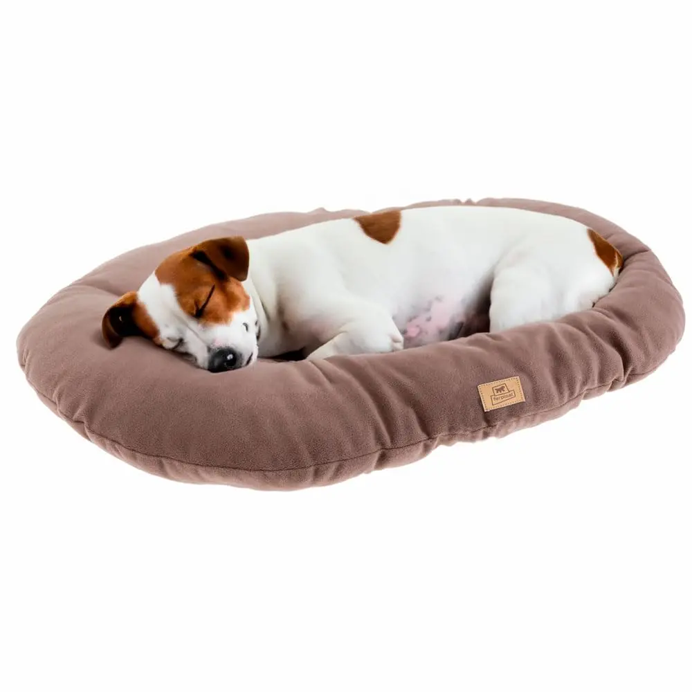 Ferplast Relax Microfleece Dog Bed 65 | Soft Washable Cushion for Cats & Dogs - main product image