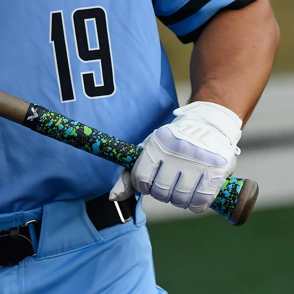 Vulcan 1.00mm Bat Grip Slime Splatter | Baseball/Softball Bat Handle Wrap | 28 inches (71.1 cm) - view 4