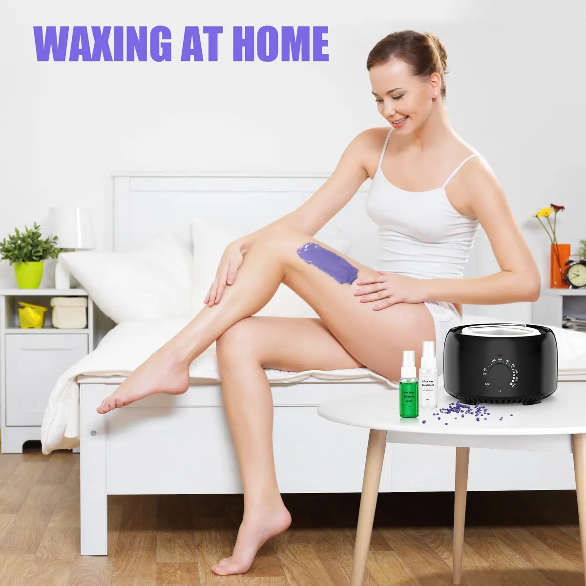 TIKESI Waxing Kit for Hair Removal 500ml | Gentle, Full Body, Home Use - view 7