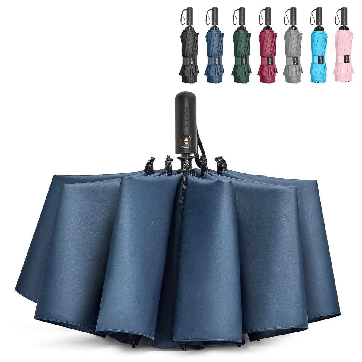 G4Free 62 Inch Large Golf Umbrella Windproof Reverse Travel Umbrella | Auto Open & Close, Double Canopy, Compact for Rain & Golf - main product image
