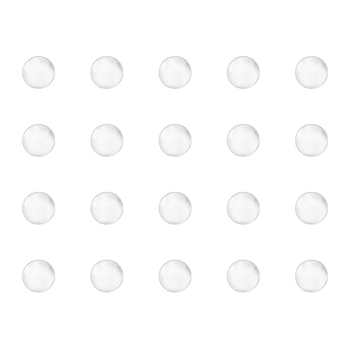 uxcell 3mm Solid Round Clear Glass Ball Boiling Stones 500pcs | Chemically Inert Soda Lime Glass - main product image