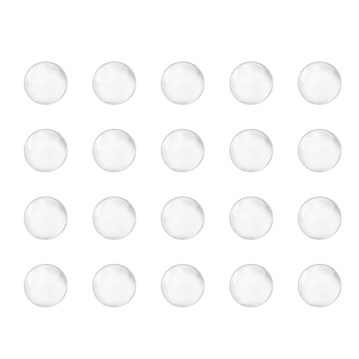 uxcell 6mm Clear Glass Ball Beads 200pcs | Paint Mixing Agitators - main product image