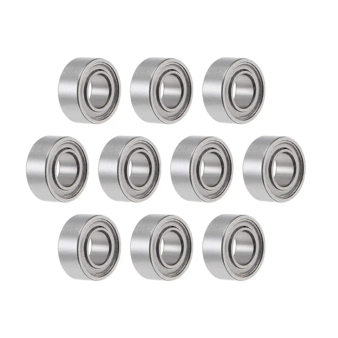 uxcell SMR63ZZ Deep Groove Ball Bearing 3mm x 6mm x 2.5mm | Stainless Steel, Shielded, High Speed - main product image