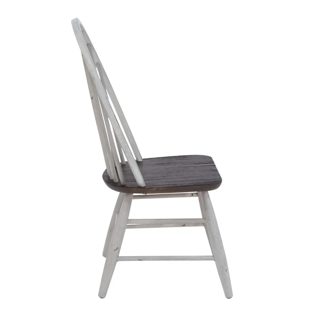 Liberty Furniture Industries Farmhouse Windsor Back Side Chair-Set of 2 | White, W21 x D23 x H40 - view 4