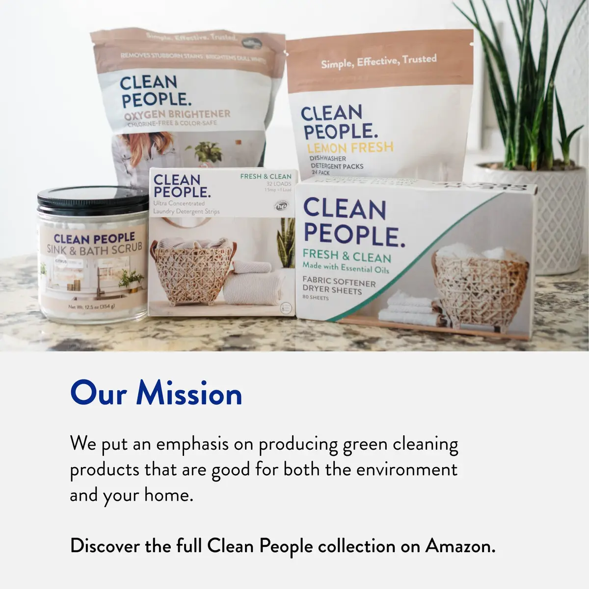 THE CLEAN PEOPLE Laundry Detergent Sheets Fresh Scent 192 Count | Eco-Friendly Concentrated Formula - view 7