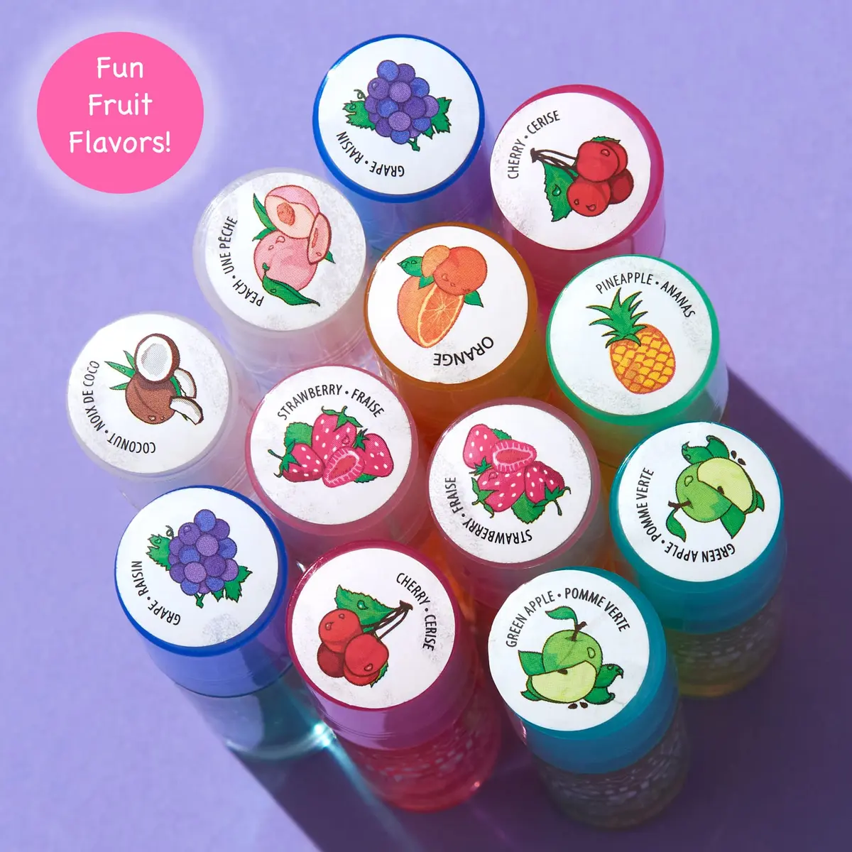 Expressions girl 24pc Fruit Flavored Lip Gloss Set | Moisture-Rich, Non-Toxic, Kid-Friendly (70-120 chars) - view 5