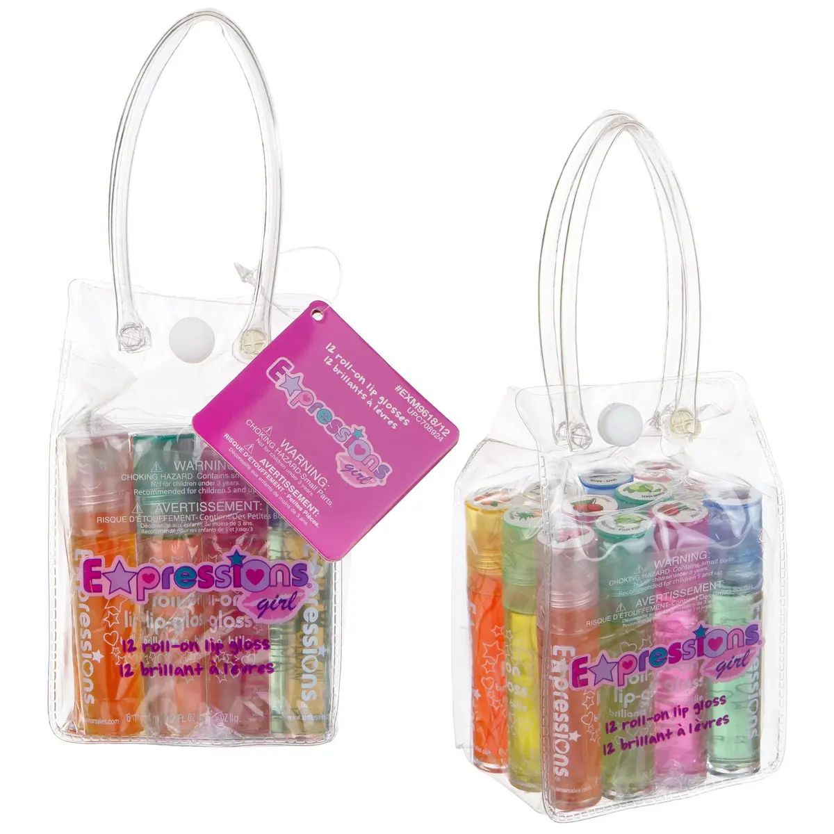 Expressions girl 24pc Fruit Flavored Lip Gloss Set | Moisture-Rich, Non-Toxic, Kid-Friendly (70-120 chars) - view 3