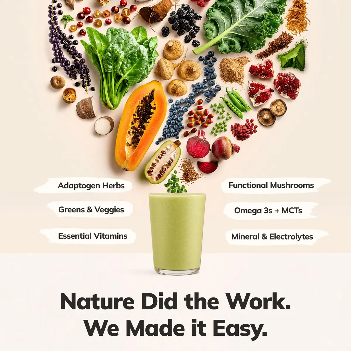 Ka’Chava Whole Body Meal Shake Matcha 15 Servings | Vegan Plant-Based Meal Replacement with 85+ Superfoods & Greens - view 5