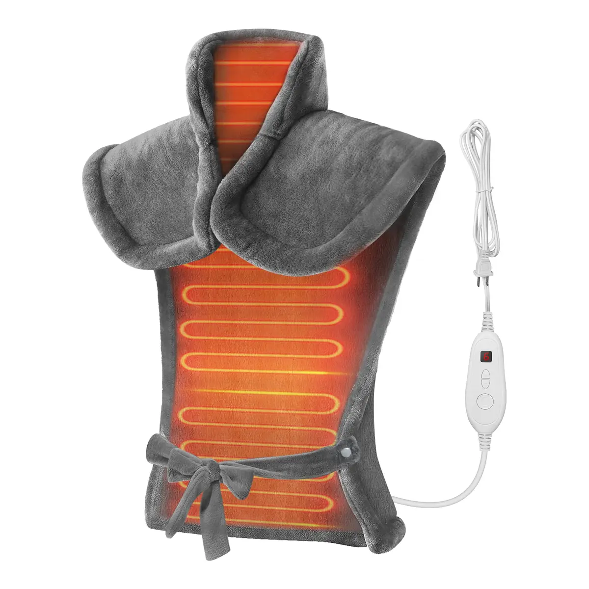 Snailax Large Heating Pad for Neck, Shoulders and Back, 81cm x 56cm (33"x24") | Fast Heating with 6 Settings & Auto Shut-Off - main product image