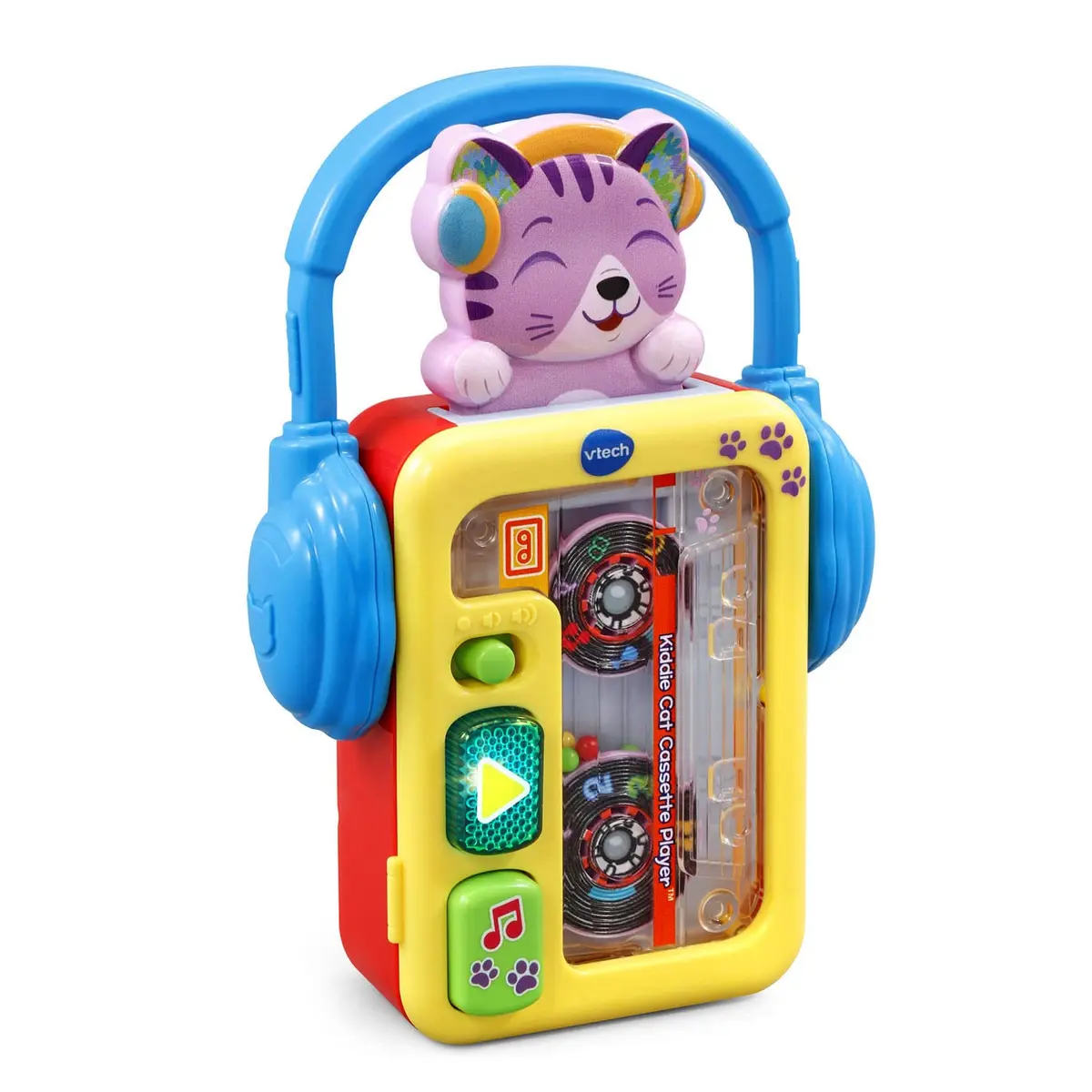 VTech Kiddie Cat Cassette Player | Retro Music Toy for 9-36 Months - view 3