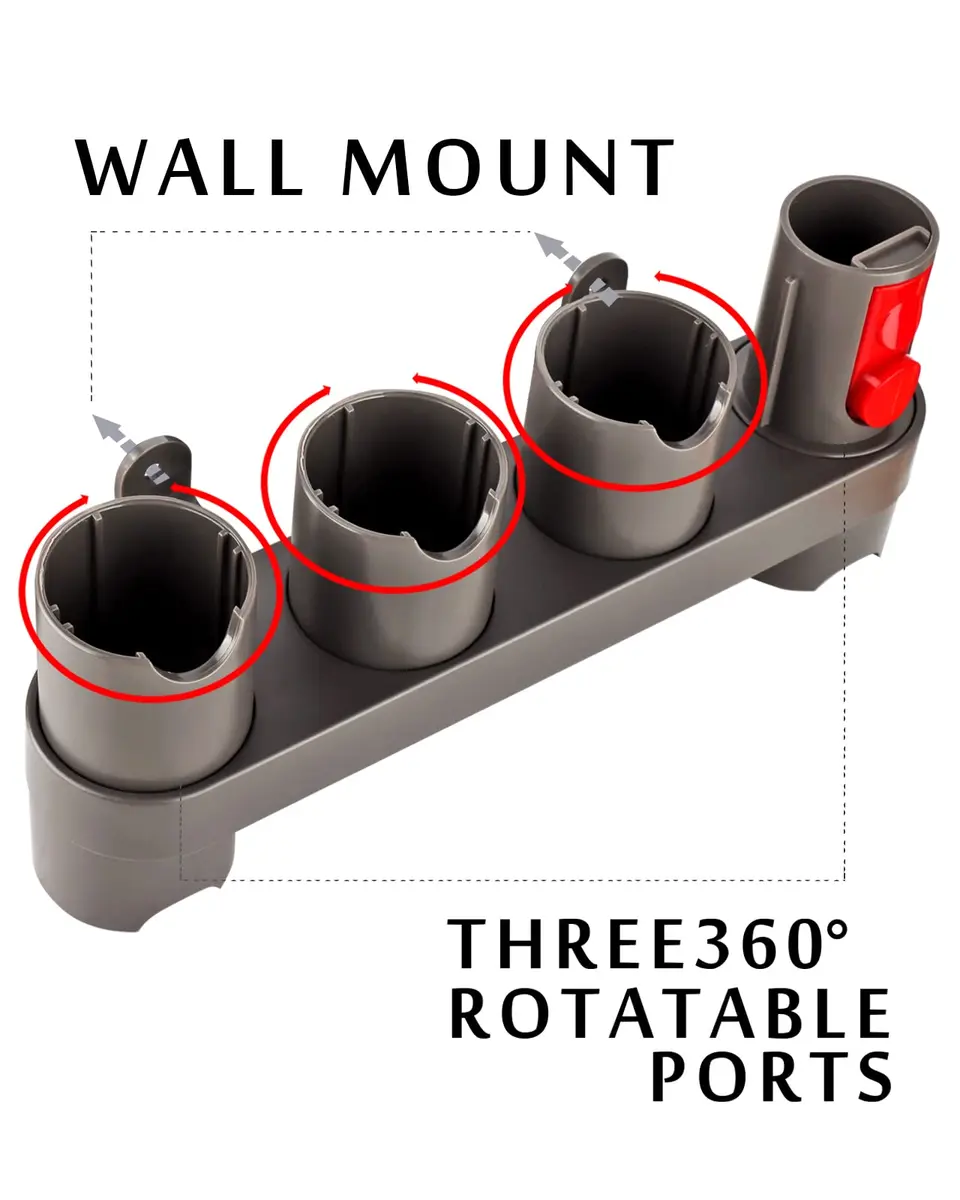 CRAVERLAND Dyson Vacuum Cleaner Attachment Holder | 25.4cm (10") L x 23.1cm (9") W x 9.1cm (3.6") H - view 5