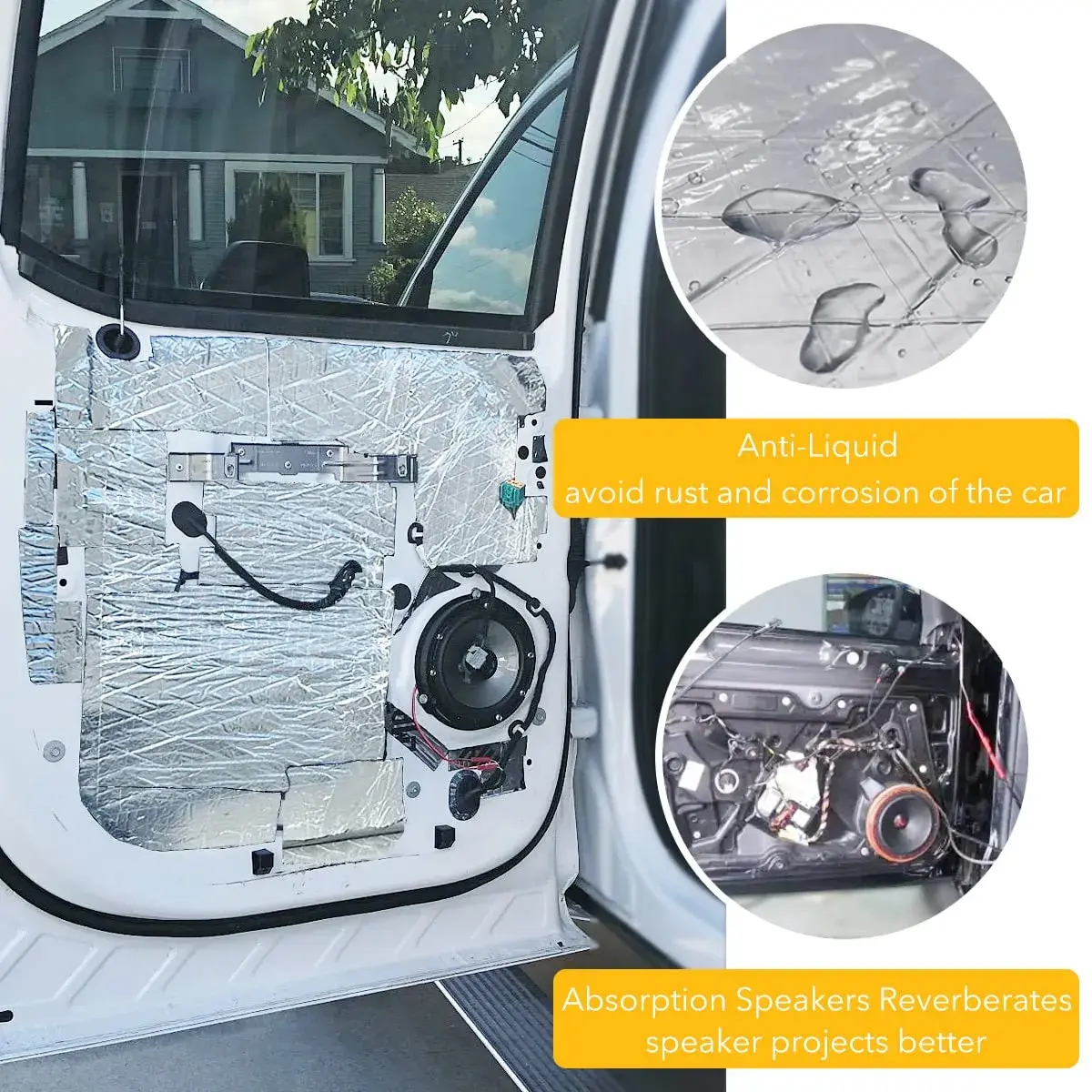 KOIKEY Car Sound Deadening Mat 197mil 5mm 8.7 sqft | Reduces Noise 50% for Quieter Indian Drives - view 2