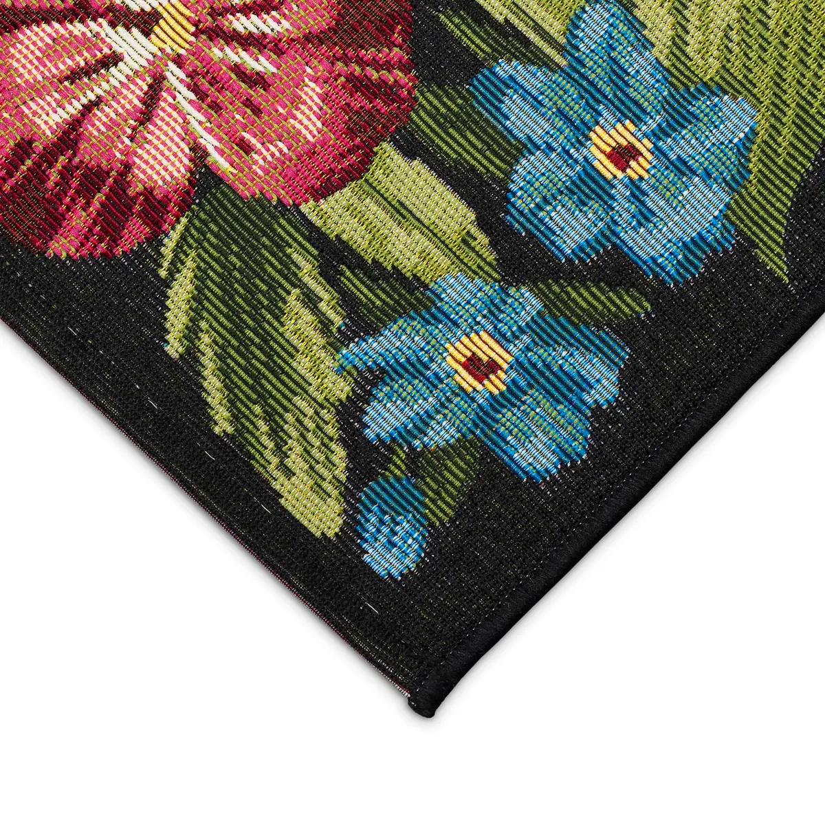 Liora Manne Esencia 1'11" x 4'11" Botanical Indoor/Outdoor Rug | Machine Washable, Non-Slip, Low Profile, Floral Design - view 6