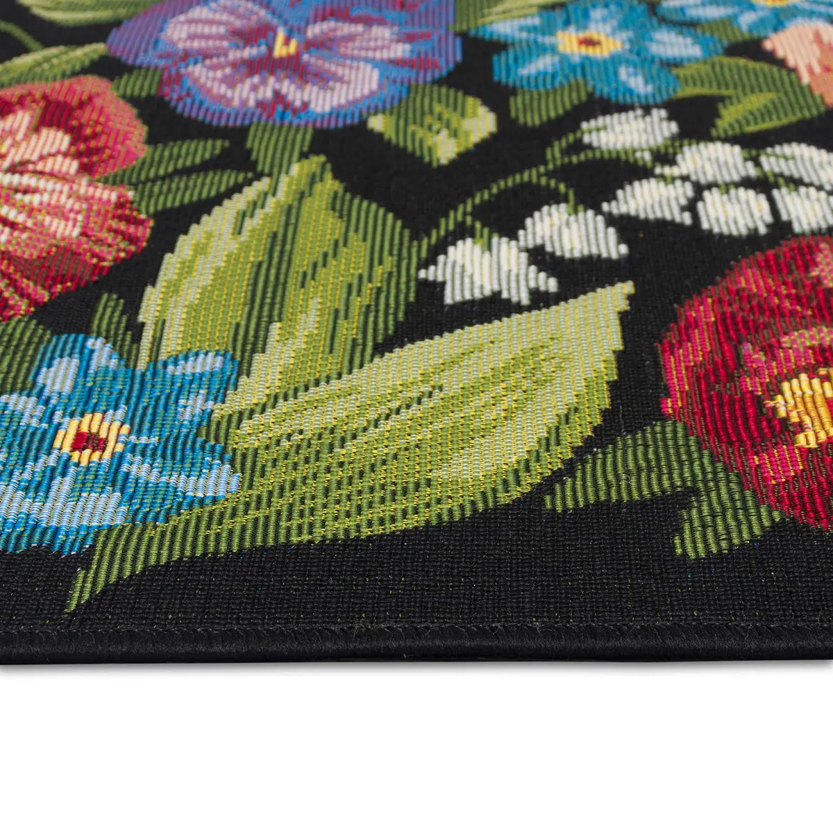 Liora Manne Esencia 1'11" x 4'11" Botanical Indoor/Outdoor Rug | Machine Washable, Non-Slip, Low Profile, Floral Design - view 7