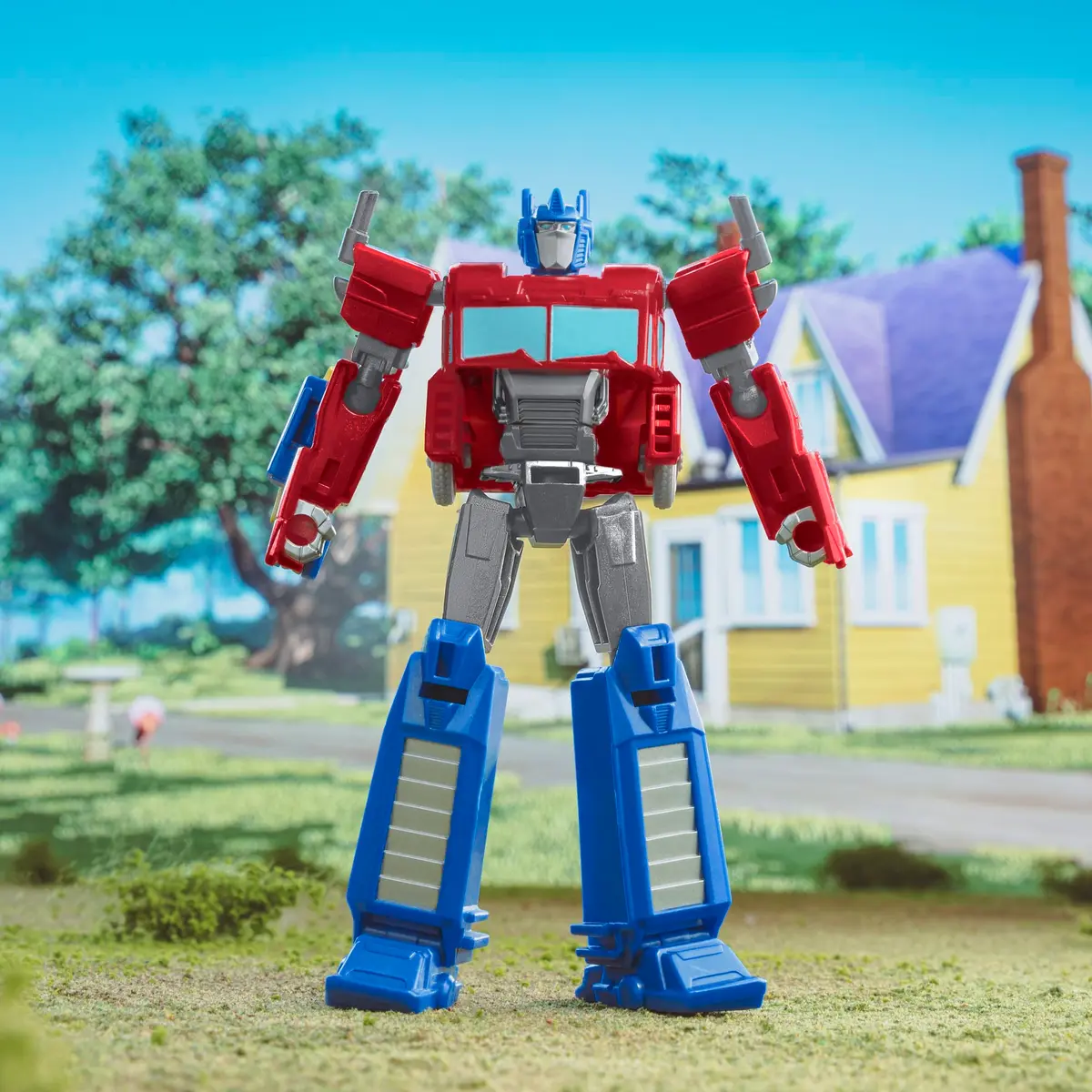 Transformers Toys EarthSpark Warrior Class Optimus Prime Action Figure, 5-Inch | Robot Toy for Kids 6+ - view 4