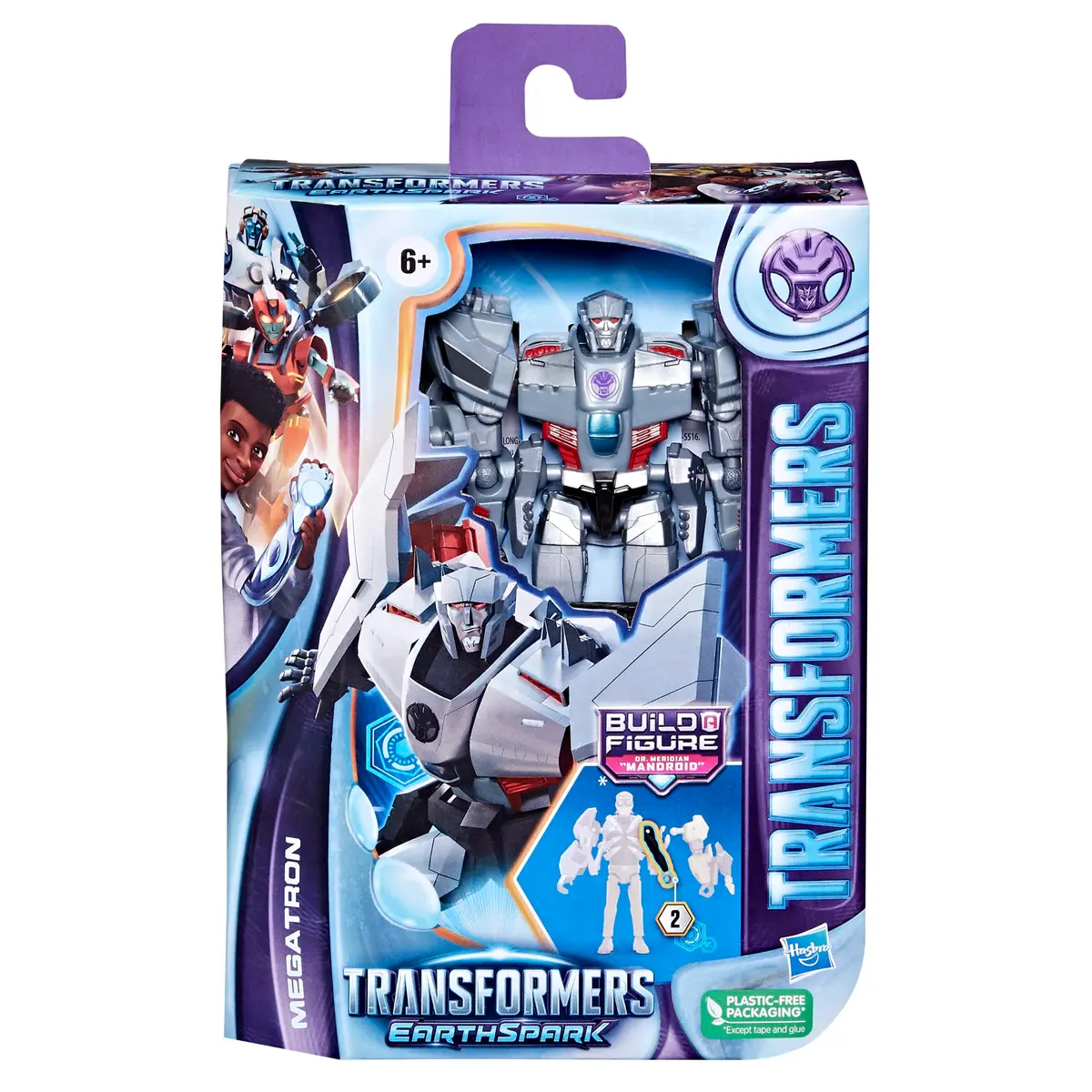 Transformers EarthSpark Deluxe Class Megatron Action Figure 5-Inch (12.7 cm) | Converts in 11 Steps - view 3