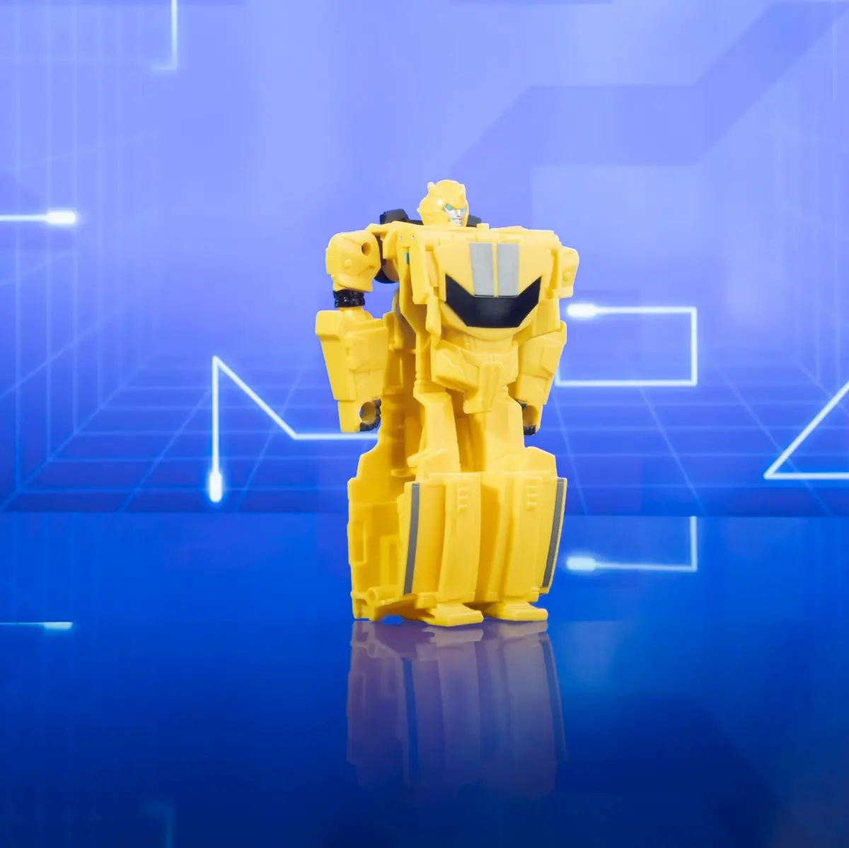 Transformers Toys EarthSpark 1-Step Flip Changer Bumblebee 4-inch Action Figure | Fidget-Fun Robot Toy for Kids 6+ - view 6