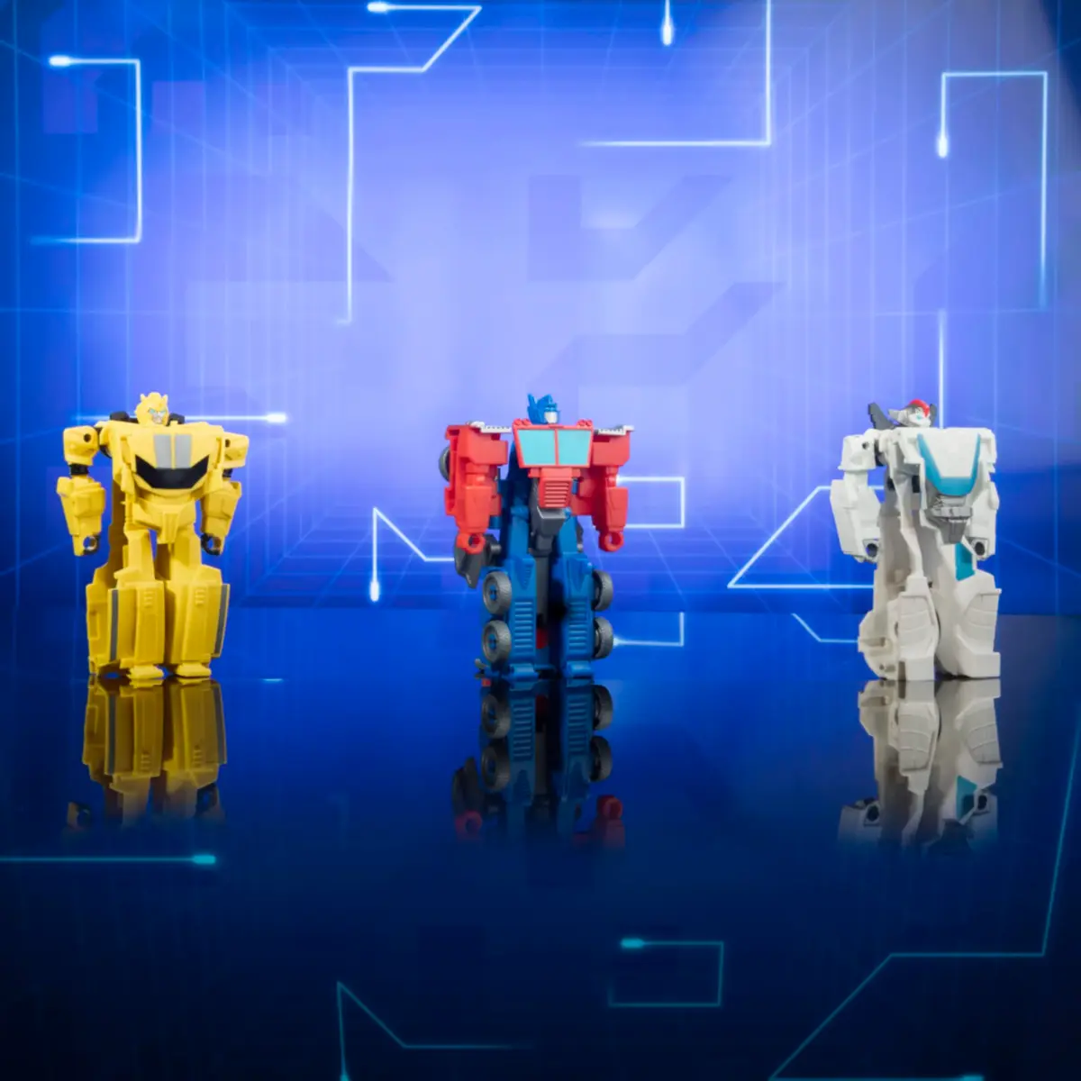 Transformers Toys EarthSpark 1-Step Flip Changer Bumblebee 4-inch Action Figure | Fidget-Fun Robot Toy for Kids 6+ - view 8