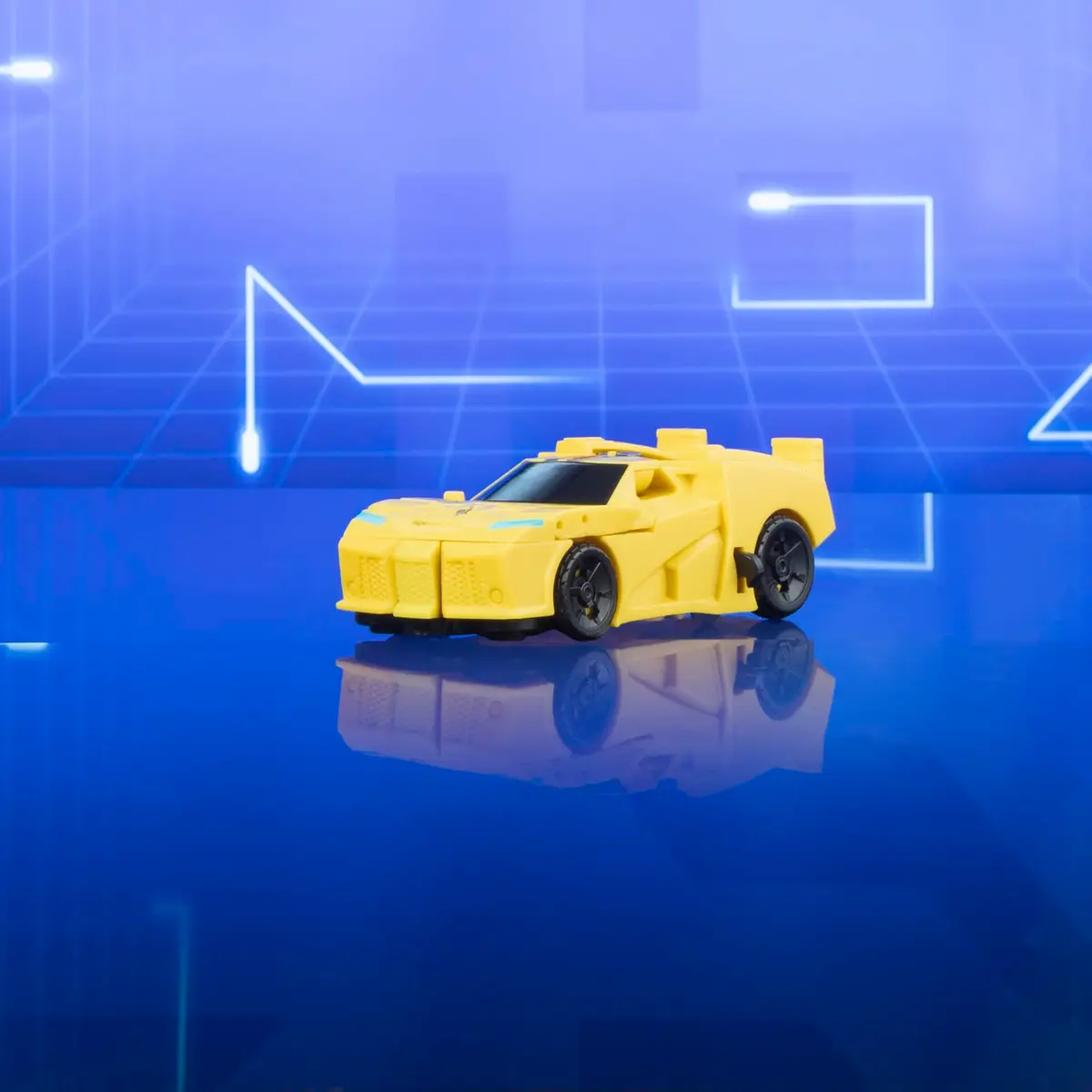 Transformers Toys EarthSpark 1-Step Flip Changer Bumblebee 4-inch Action Figure | Fidget-Fun Robot Toy for Kids 6+ - view 3
