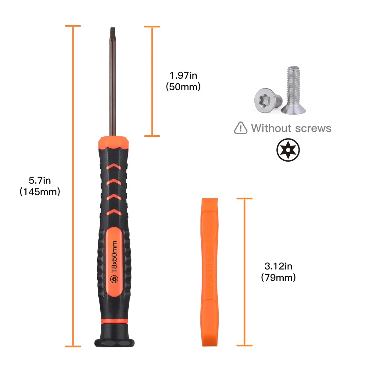 Jorest Precision Screwdriver Set with Spudger | T8 Security Torx, P5, Y00, T5, T6, T9, T15 Bits for Electronics Repair - view 7