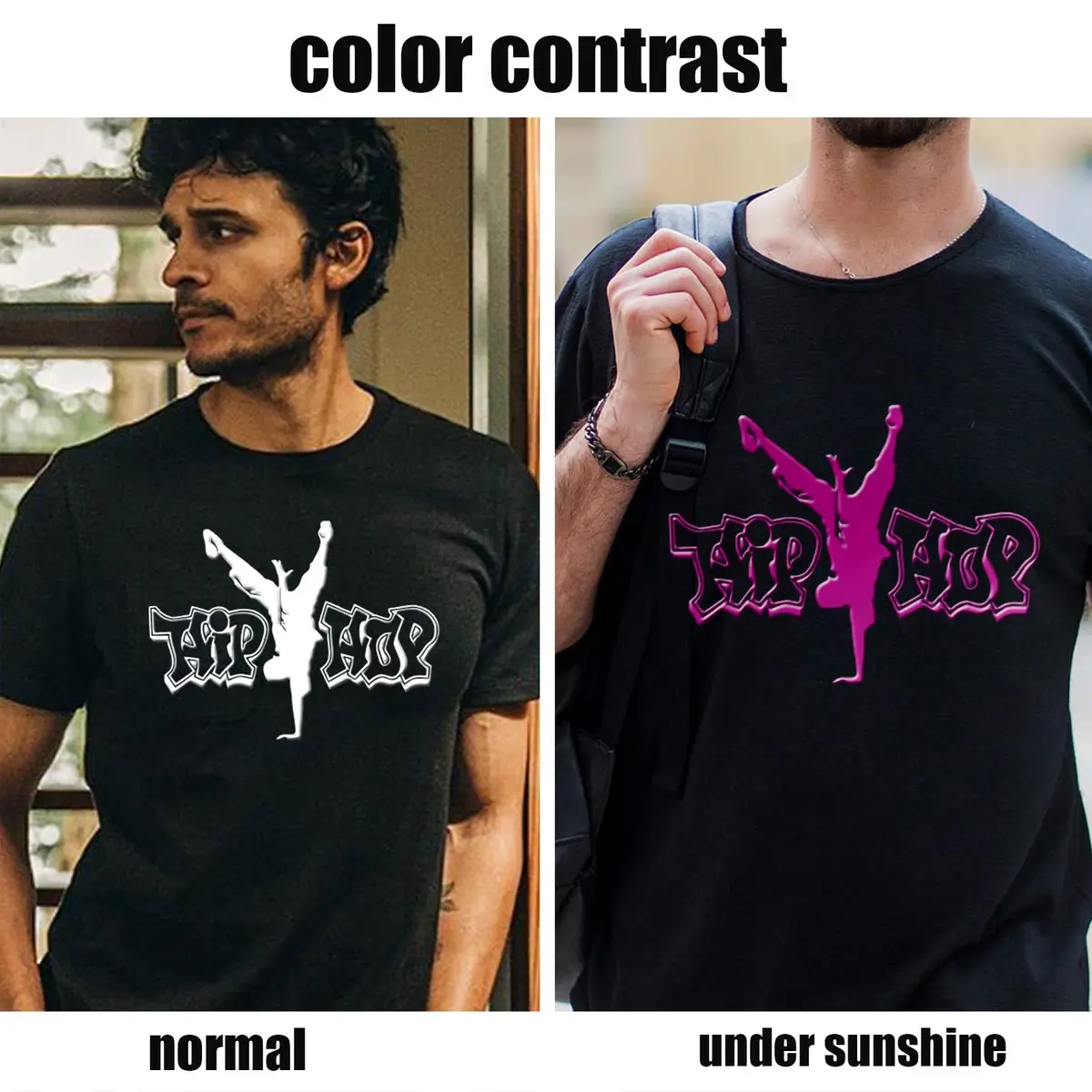 TransWonder UV Color Changing Puff Heat Transfer Vinyl 6 Sheets (12"x10") | 3D Puff Effect & Sunlight Color Change - view 2