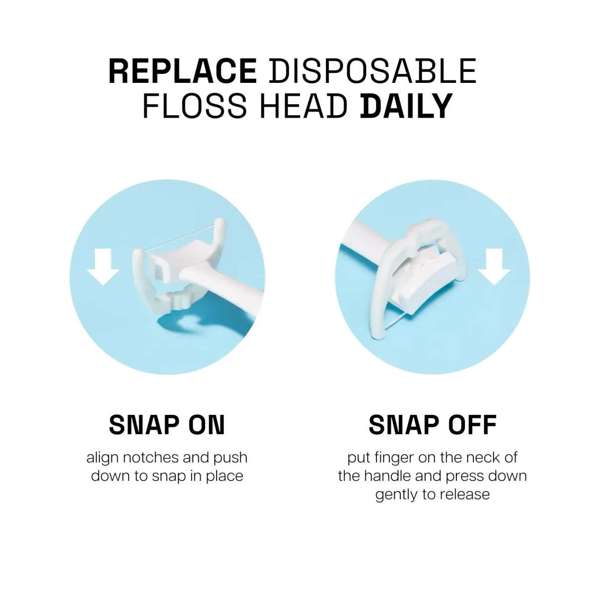 REACH Ultraclean Access Flosser Refill Heads, Unflavored, 28 Count (Pack of 6) | Dentist Recommended Brand for Easy Oral Care - view 5