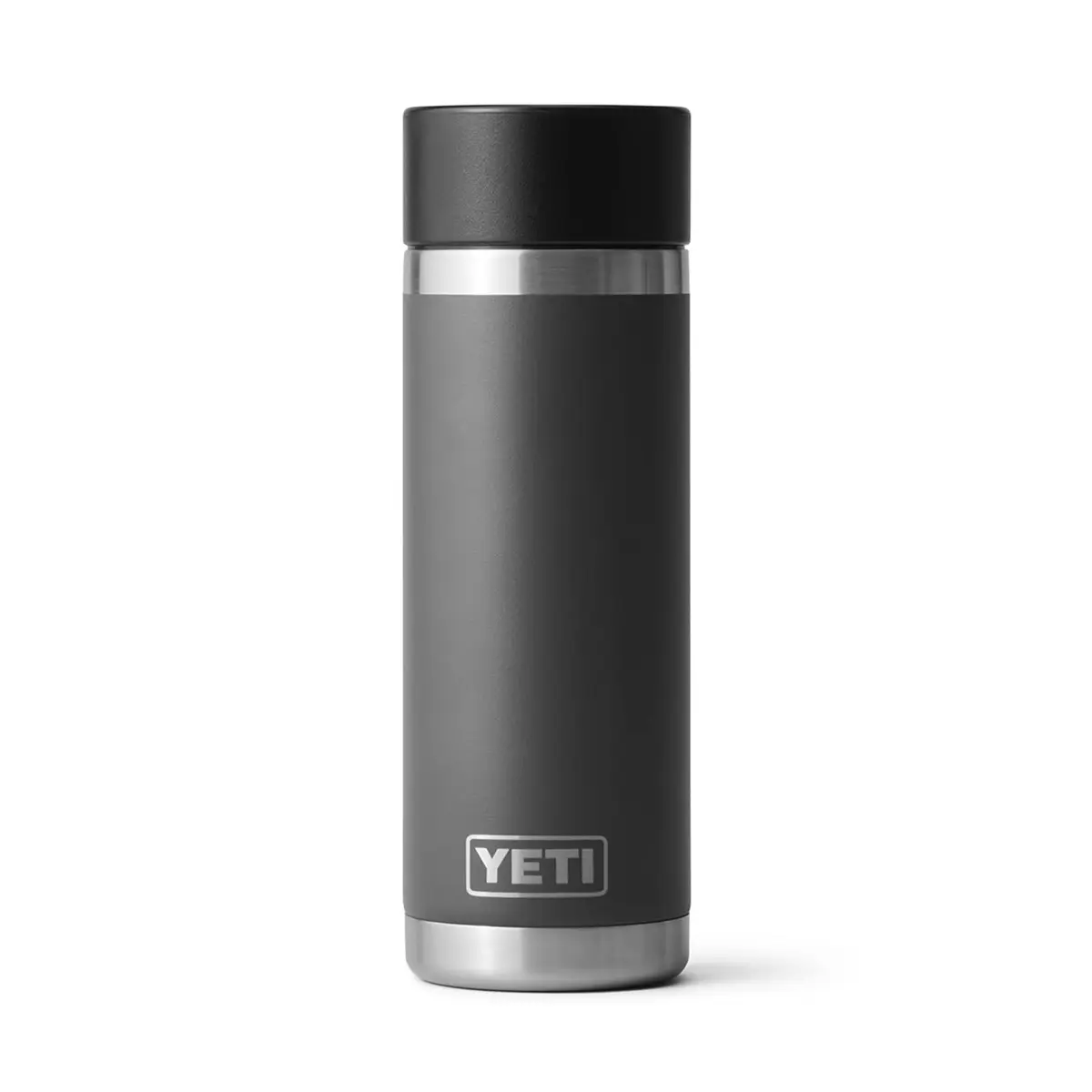 YETI Rambler 18 Oz Hotshot Bottle Charcoal | Leakproof Insulated Beverage Container for Hot Drinks - view 6