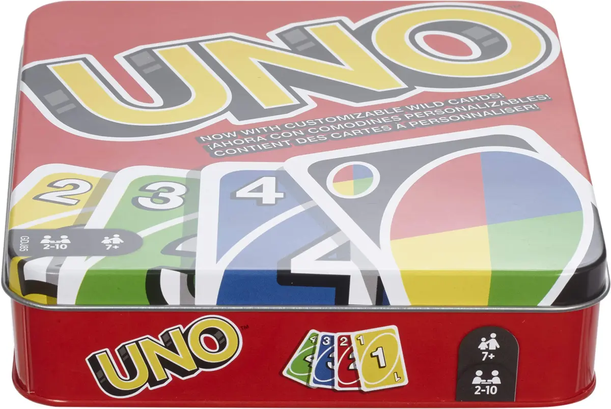 Mattel Games UNO Flex Card Game | Multicolor Tin | 2-6 Players - view 7