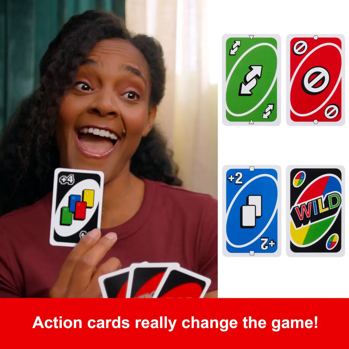Mattel Games UNO Flex Card Game | Multicolor Tin | 2-6 Players - view 3