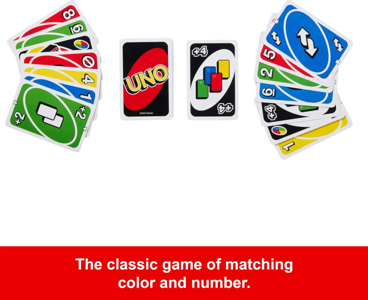 Mattel Games UNO Flex Card Game | Multicolor Tin | 2-6 Players - view 4