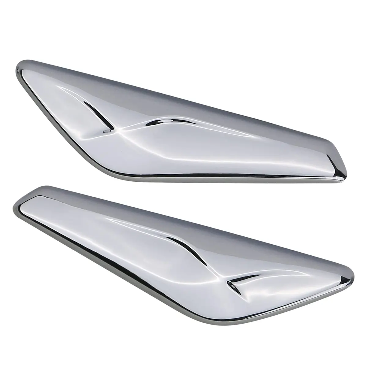 APPERFiT Front Fender Chrome Trim Finisher Pair for BMW X3 F25 X4 F26 2011-2018 | Vehicle Specific Fit - main product image