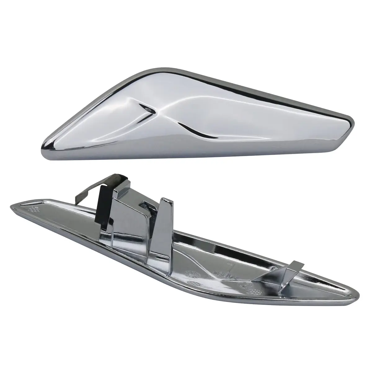 APPERFiT Front Fender Chrome Trim Finisher Pair for BMW X3 F25 X4 F26 2011-2018 | Vehicle Specific Fit - view 5