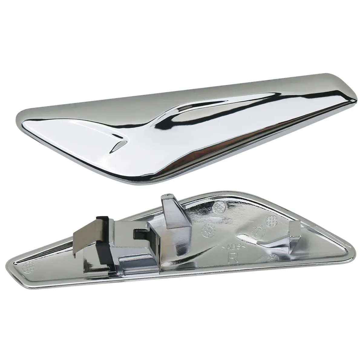 APPERFiT Front Fender Chrome Trim Finisher Pair for BMW X3 F25 X4 F26 2011-2018 | Vehicle Specific Fit - view 6