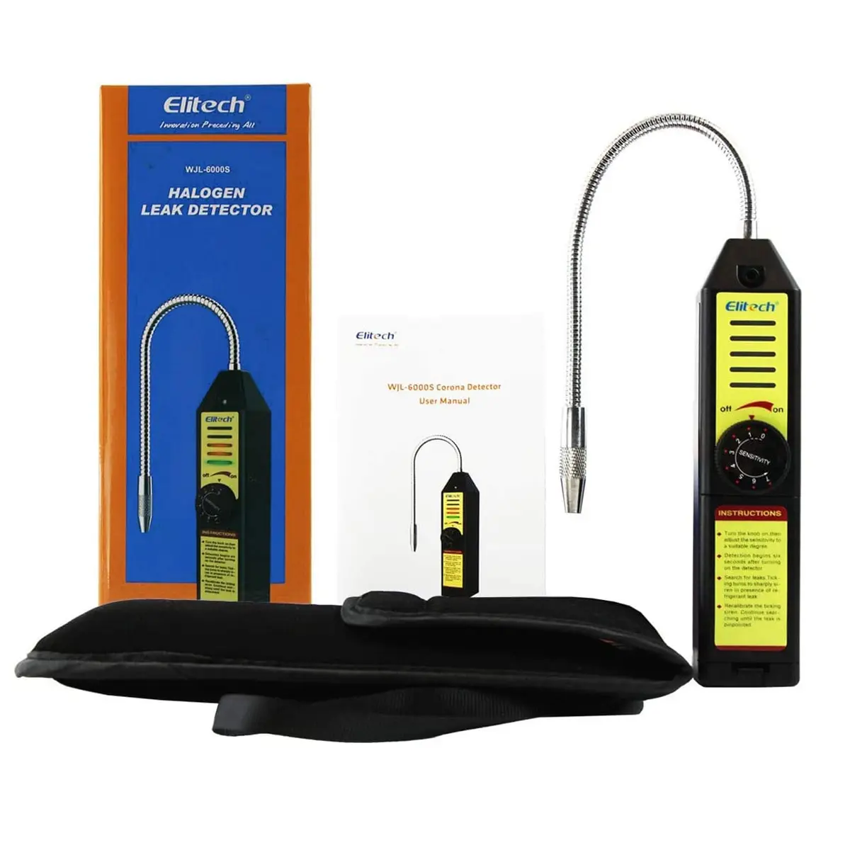 Elitech Refrigerant Leak Detector AC Freon Leak Sniffer R22 R410A R134A R1234YF | 10PCS - view 6